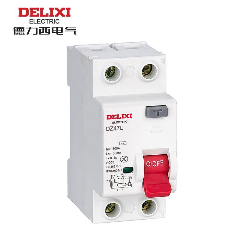 DELIXI ELECTRIC DZ47L Miniature Circuit Breaker with RCD