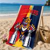 Panthers Team Spirit Beach Towel, Super Soft Microfiber, Perfect Gift for Her/Him, Birthday, for Pool, Beach, Travel, Decor Beach Party