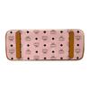 MCM Pink Visetos Leather Large Tote Bag with Gold Hardware for Daily Use