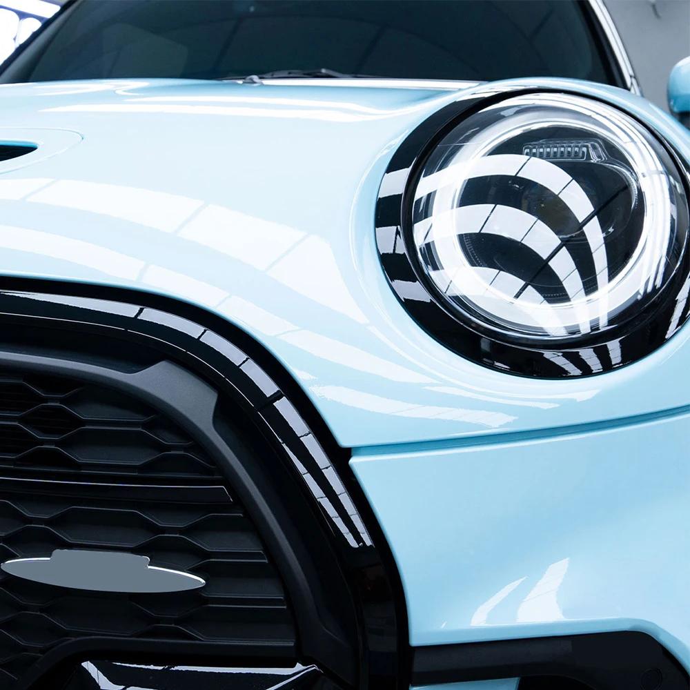 

Car Sticker Gulf Blue Vinyl Film PET Decals Bubble Free Car Wrapping Film Color Changing Film Auto Accessories Decoration 10x152cm