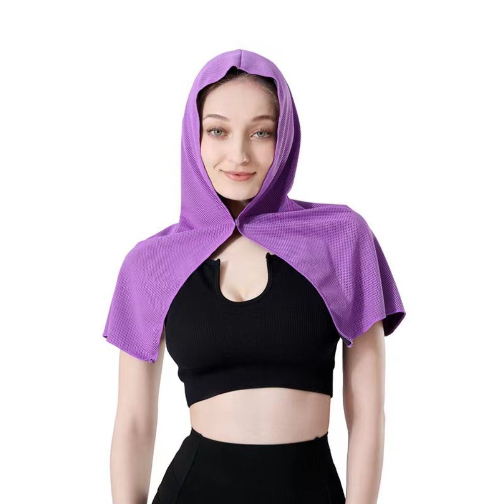Super Absorbent Hoodie Cooling Towel Sports Towel Gym Travel Camping Swimming Yoga Sports