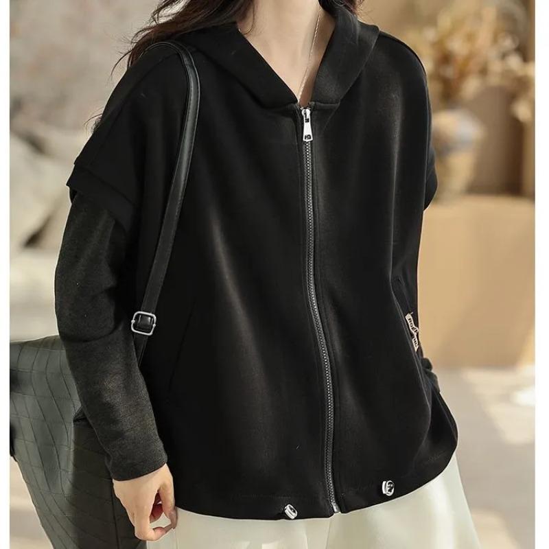 Vest for Women Sleeveless Tops Solid Color Vest Oversize Loose Versatile Casual Sleeveless Coat Vest Top