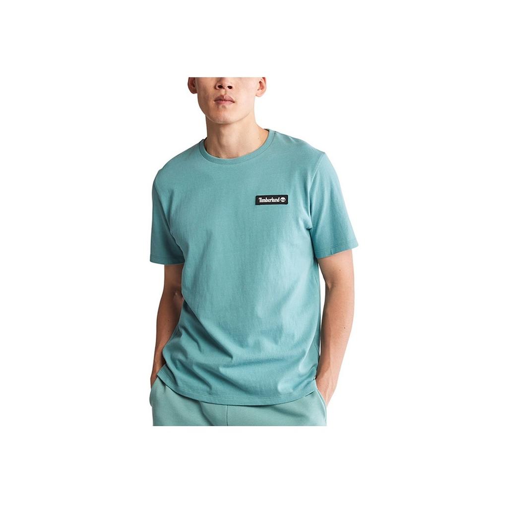 Timberland Casual Breathable Short Sleeve T-Shirt Unisex Tops Mineral-Blue A26S7-G99