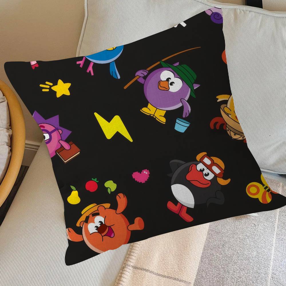 Anime Smeshariki carino Cuscino Copricuscino Federa Soggiorno Divano Arredamento Casa Personalizzato