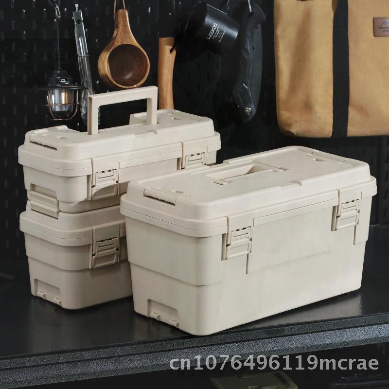 Thickened Plastic Tool Storage Box Gardening Organizer Modern Minimalist Hardware Set Storage Car Layering Hand Carried