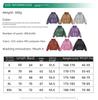 ARTIE Men's 2024 Winter Unisex Thick Spray-Dyed Double Zipper Sweater Hoodies