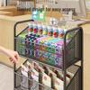 Multi-Layer Display Rack for Snacks, Baby Items, and Stationery in Convenience Stores and Pharmacies