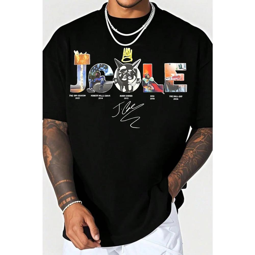 Album The Fall-Off Pop Men's T-Shirt Unisex O-Neck Cotton Short Sleeve Y2k Outdoor Fashion Leisure