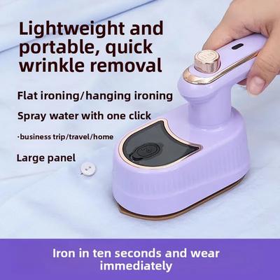 New Two-In-One Portable Handheld Ironing Machine Foldable Convenient Small Size Home Use Dry Wet Two-Use Ironing Machine