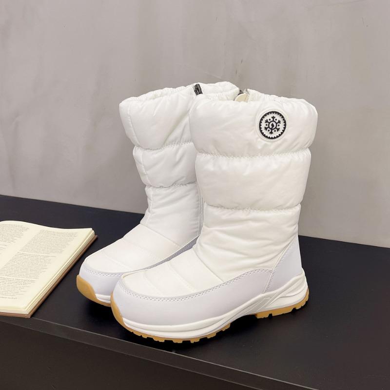 Winter New Outdoor Snow Country Velvet Thickened Snow Cotton Medium Tube Non-slip Warm Wear-resistant Couple Snow Boots