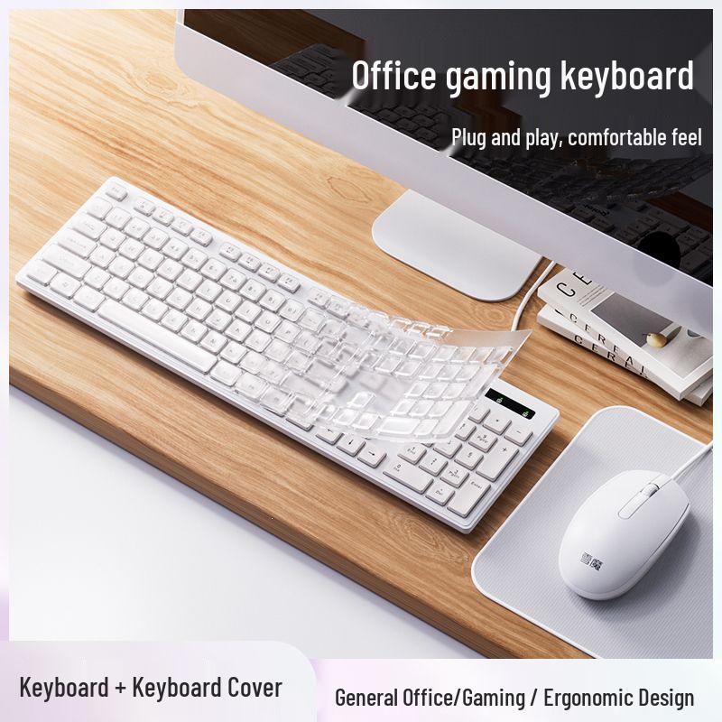 Ultra-Thin Silent Gaming Keyboard for Home & Office Use