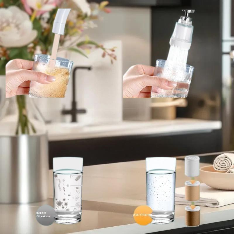 Bubbler Mount Water Purifier with Universal 360 Degree Rotation for Kitchen and Bath