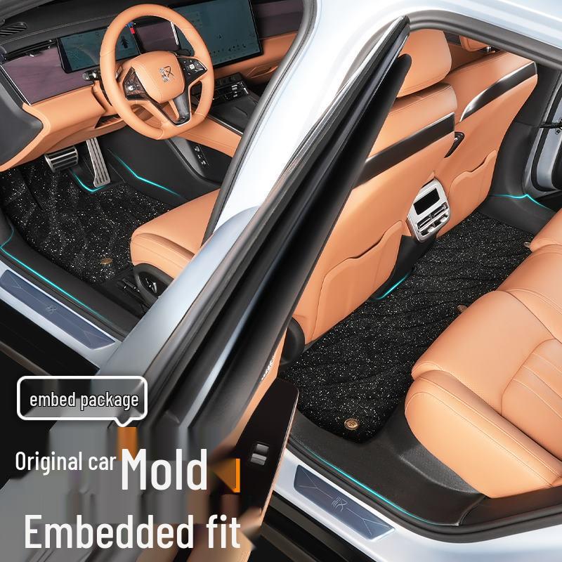 2025 BYD Han L EV/DMP TPE Floor Mats Full Coverage Interior Modification