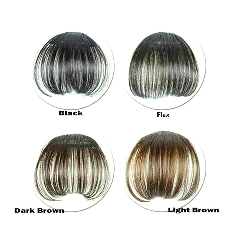 

Заколка челка женская чёрный