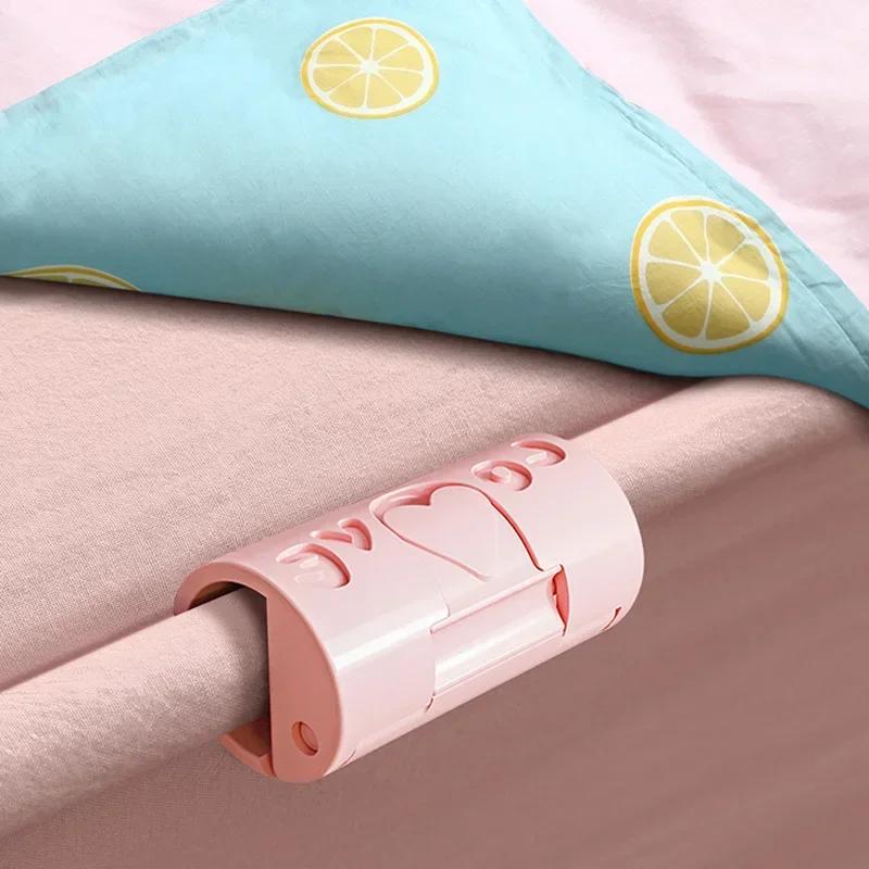 6/12 Pcs Anti-Slip Clips, Plastic Bed Sheet Clips for Mattress, Curtain & Blanket Buckle Clamp, Fixing Bed Cover Clips, Strong