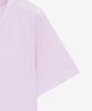 BASIC HOUSE Women'S V-Neck Stretch Slim Fit Short Sleeve T-Shirt Lavender Lats0204 (B Type)