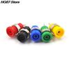 5PCS/Lot 4mm Banana Plugs Female Jack Socket Plug Wire Connector 29.66*4.35mm 5 Colors