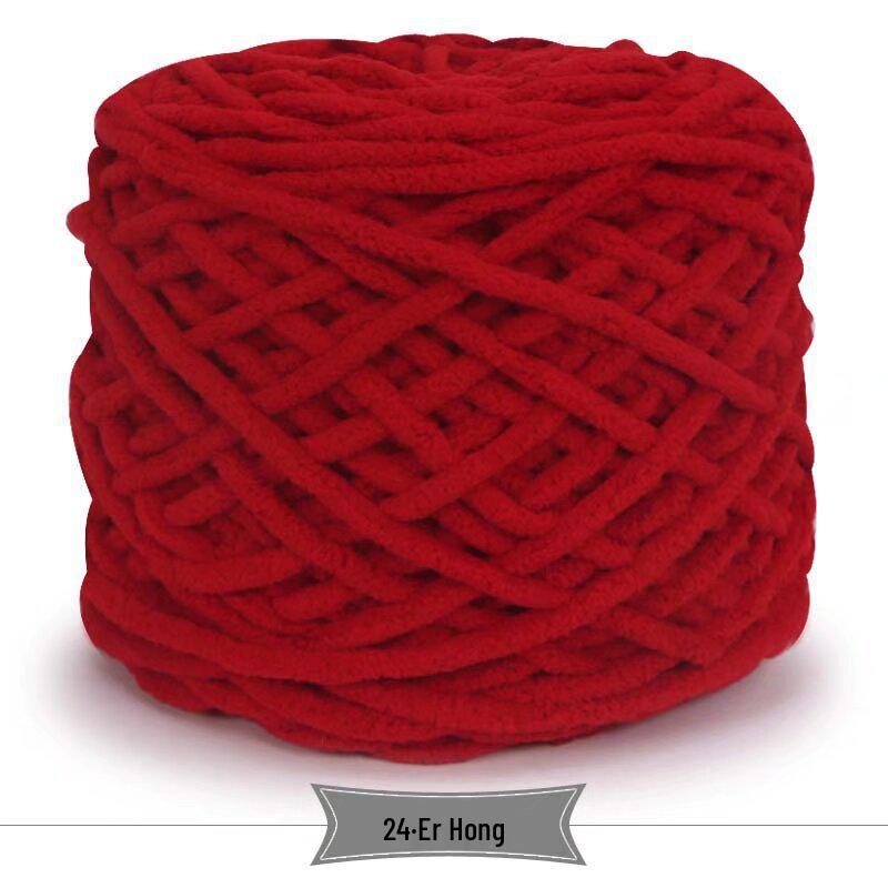 3.3 Große Eiswollknäuel für handgestrickte Häkelschuhe & zum Weben von Schals - Dicke Wolle für Damen & Herren