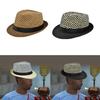 Straw Beach Hat Straw Fedora Hat Straw British Style Panama Hat Straw Panama