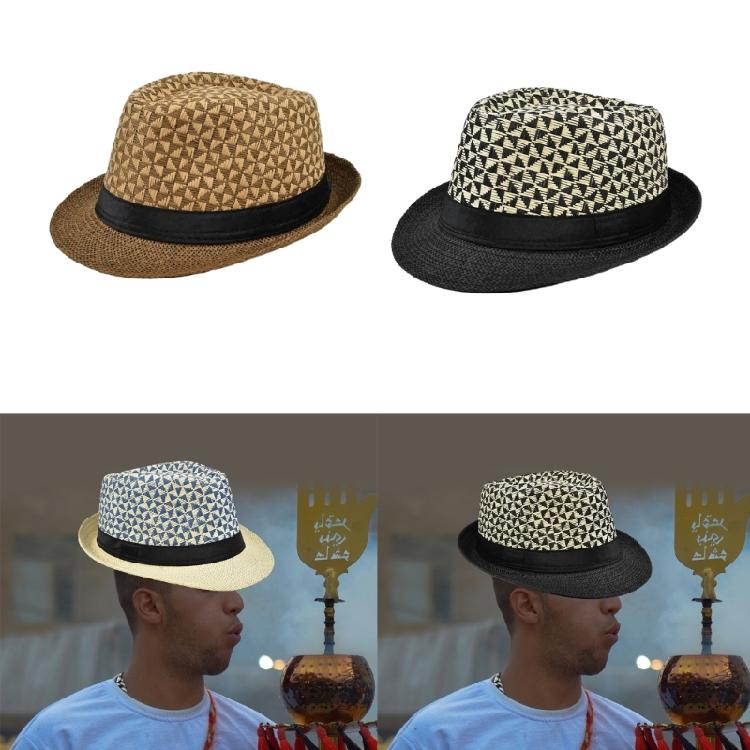 Straw Beach Hat Straw Fedora Hat Straw British Style Panama Hat Straw Panama