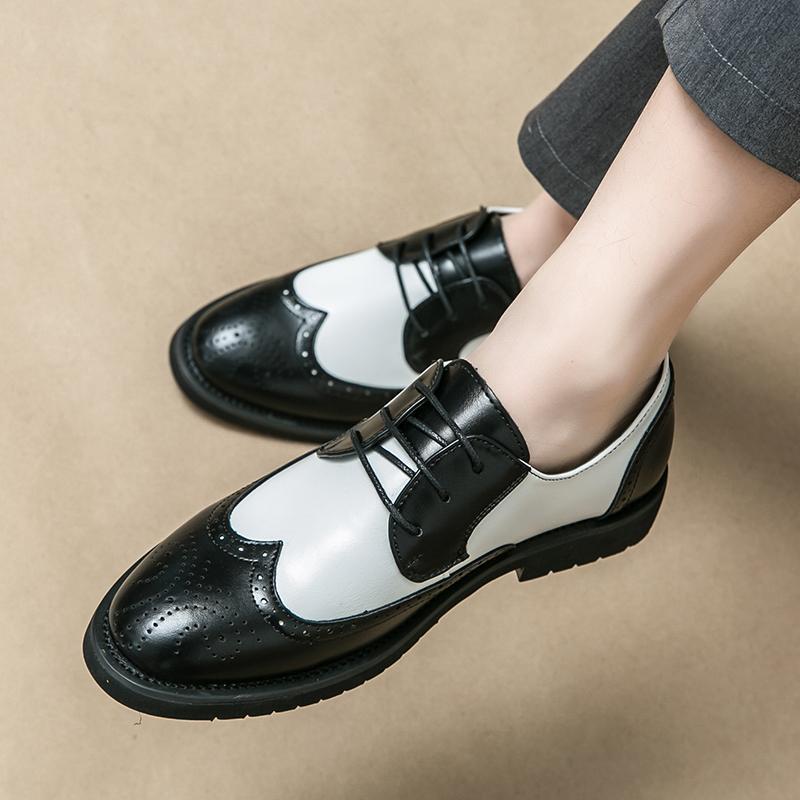 Men's Formal Leather Brogue Tassel Loafers: Casual Slip-On Wedding Shoes