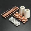 32pcs PT 31 LG-40 40A Standard Size Plasma Cutter Tip Electrodes Nozzles Kit Consumable Electrode Cutting Welder Torch Accessory