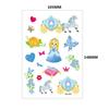 Kinder Tattoos Aufkleber Glitzer Goldstaub Cartoon Schmetterling Regenbogen Insekt Sonnenblume Farbset Niedliche Aufkleber