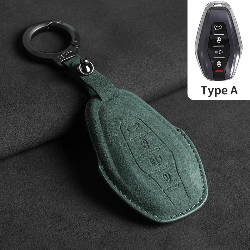 Suede Car Key Case Cover for Chery Jetour Dashing X-1 Plus DTC IDM 2022 2023 for Chery JETOUR X70 X70plus X70m X90plus X95pro