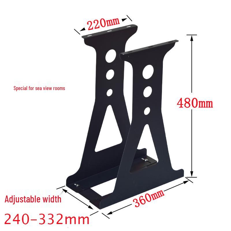 Adjustable Under-Desk Computer Mount & Bracket for Desktop Chassis