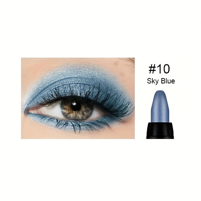 Vibrant Multicolor Eyeshadow Stick Long-Lasting Shimmery and Glittery Eye Makeup Easy-to-Apply Smudge-Proof and Waterproof Eye Shadow Pencil