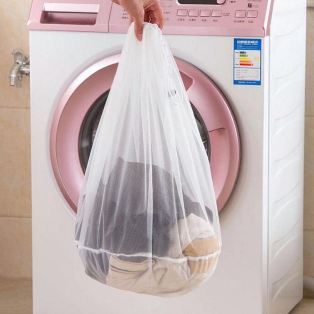 Large Washing Laundry Bag Mesh Organizer Net Dirty Bra Socks Underwear Shoe Storag Wash Machine Cover Clothes