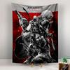 Assassin's Creed Tapestry Wall Hanging, Stealth Game Logo Poster Art, Gamer Wall Decor for Bedroom Living Room Dorm
