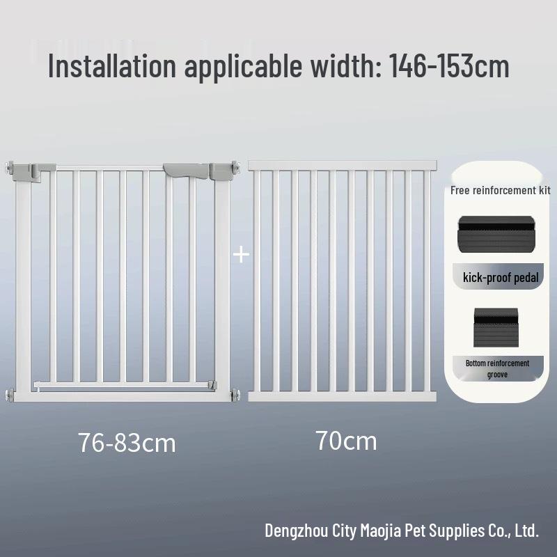 Indoor Pet Gate & Stairway Guard - No Drill Dog Fence & Playpen