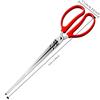 Wszechstronne szczypce ze stali nierdzewnej z przedłużonym klipsem węglowym - Idealne do węgorzy, drewna opałowego i usuwania śmieci