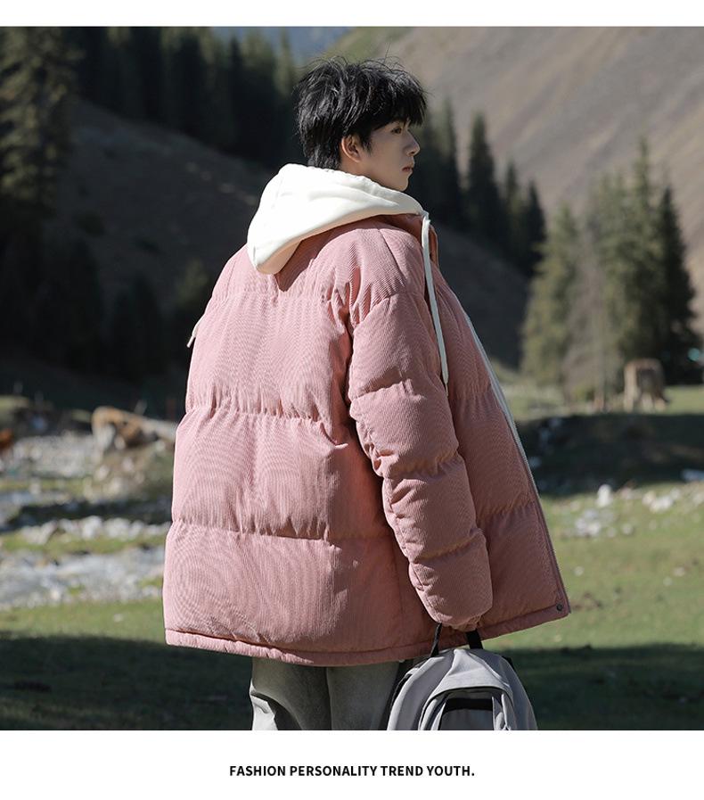 Men's Thickened Corduroy Two-Piece Sports Jacket - Winter Warm, Trendy Workwear