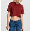Top court oversize - Urban Classics - Rouge - 100% coton - Femme - Décontracté