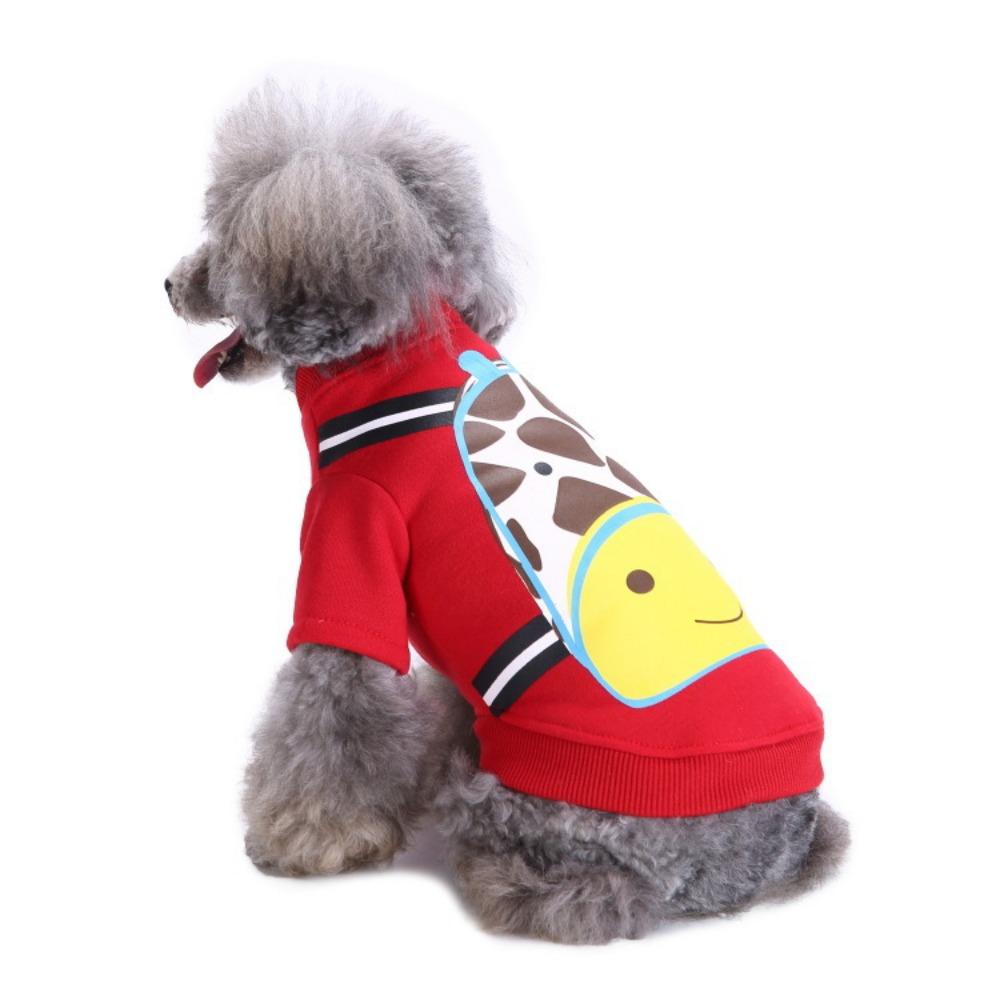 

Pet dog clothes thermal sweater velvet four-legged clothes autumn and winter casual pet clothes small dog XL