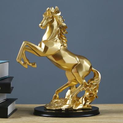 Art Horse Ornament Modern Animal Sculpture Desktop Ornament Horse Statue  Entrance