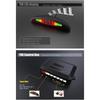 Car Parking Sensor System for 24V Vehicles, Buses Black ABS Backup Monitor Detector Assistant