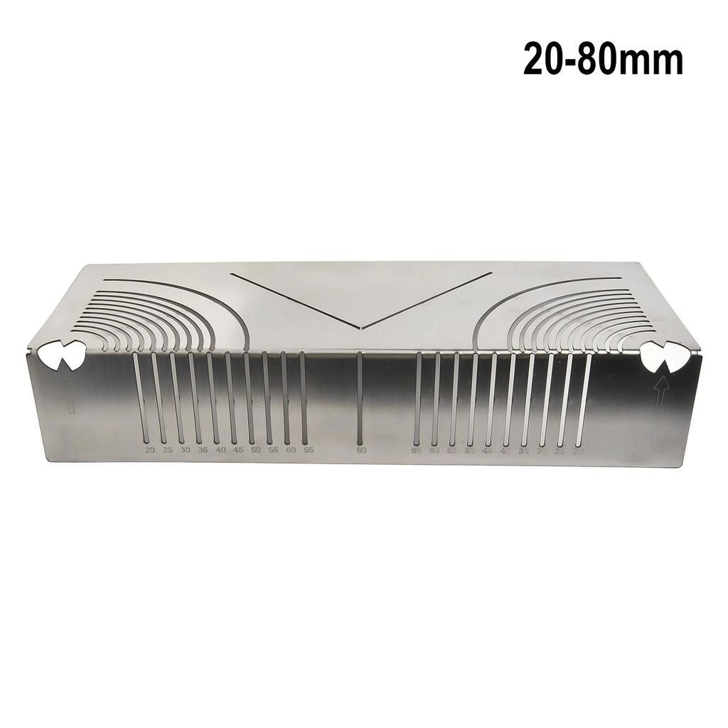 Rigă Metalică Multifuncțională pentru Tub Pătrat, Colțuri Rotunjite și Unghiuri