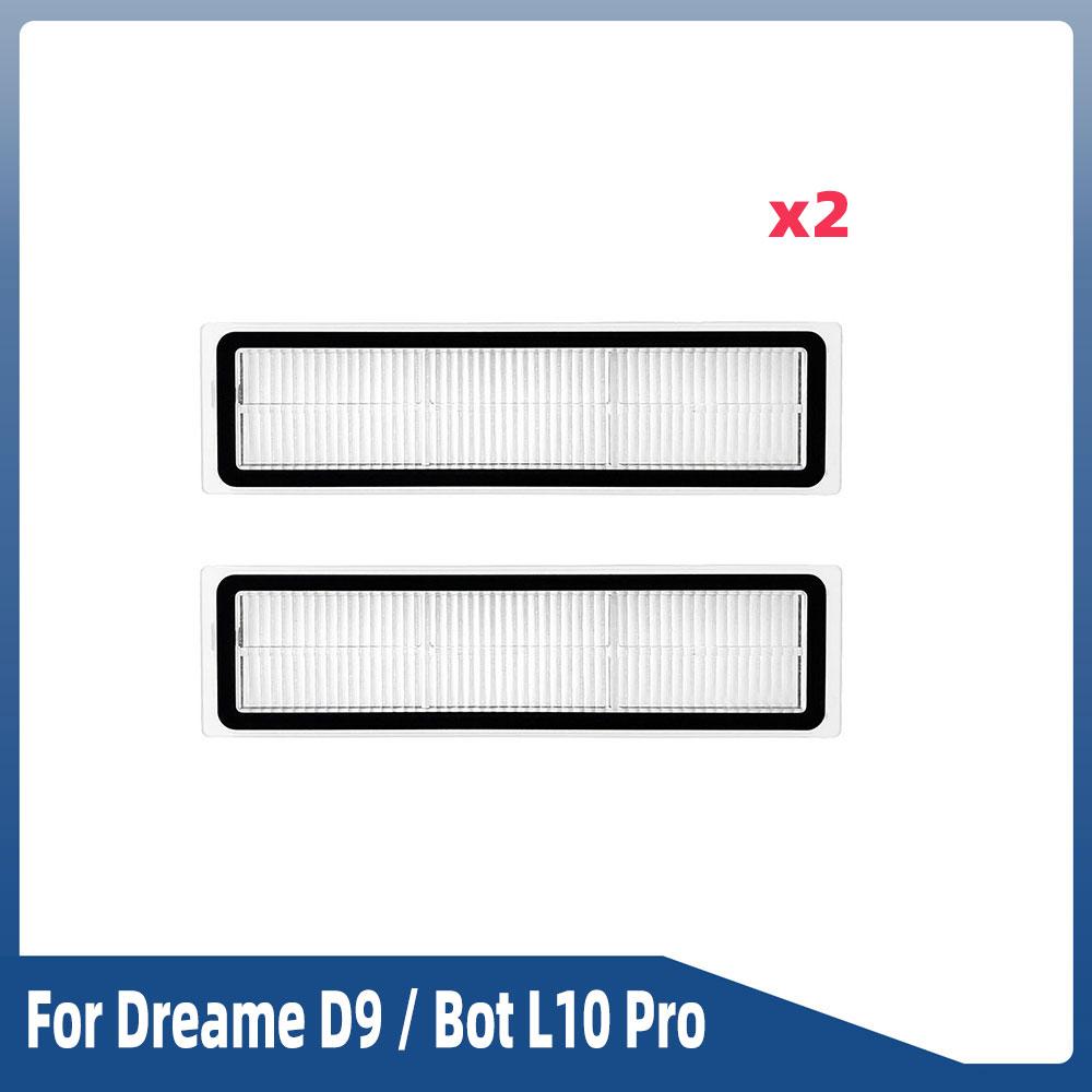 For Dreame D9/ D9 Pro/ D9 Max/ L10 Pro/ Trouver LDS Vacuum-Mop Finder Robot Vacuum Spare Parts Main Side Brush Hepa Filter Mop
