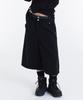 Gicheol Double Waist Bermuda Cotton Pants (Black)