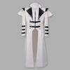 Men Coat Retro Medieval Royal Gothic Steampunk Cosplay Color Matching Lapel Long Sleeve Stage