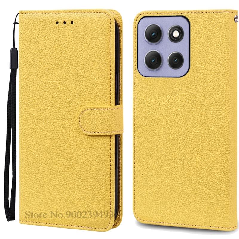 Для Motorola G86 5G Чехол G86 Power Кошелек Кожаный Чехол-книжка Для Motorola Moto G86 Чехол Motorola G86 Power Чехол Coque Fundas G86 5G (G86 Power) жёлтый