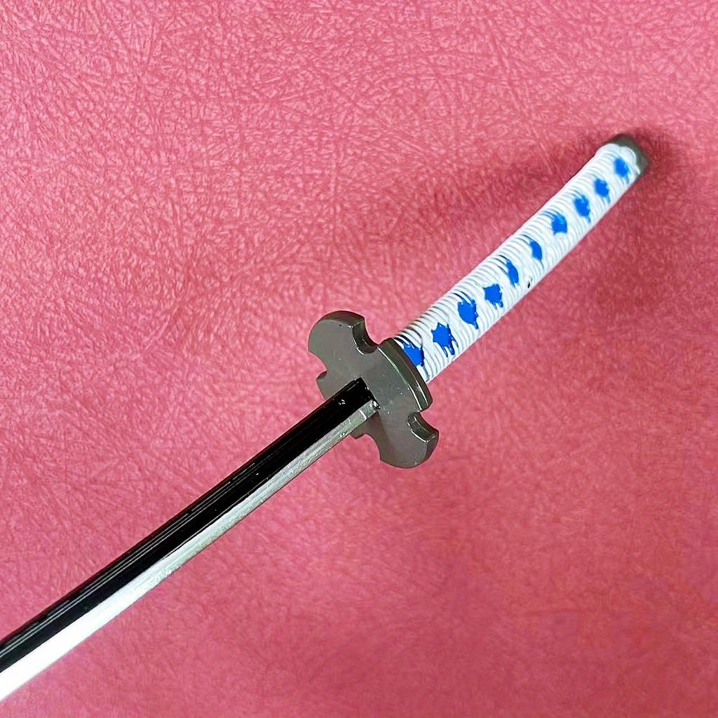 10inch Demon Slayer Katana Anime Kamado Tanjirou Ninja Knife Kimetsu No Yaiba Sword Mini Samurai Sabre Real Japanese Katana Plaything