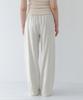 LAMINEZ Lumi Stripe Easy Pants - Ivory