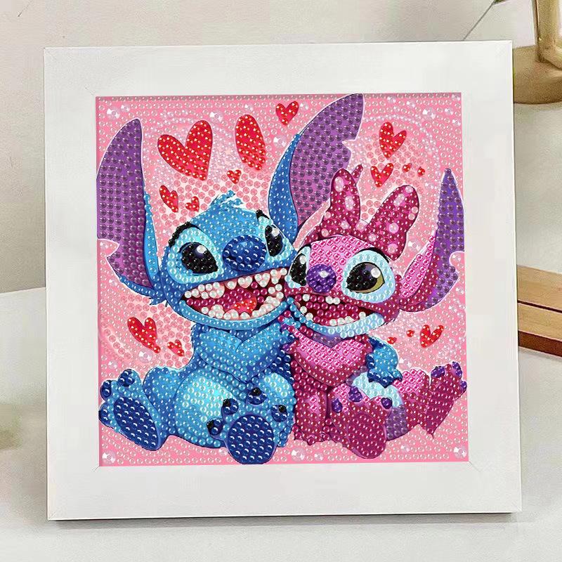 Kids Rhinestone Diamond Painting Kit with Frame – DIY Sticker Art Gift