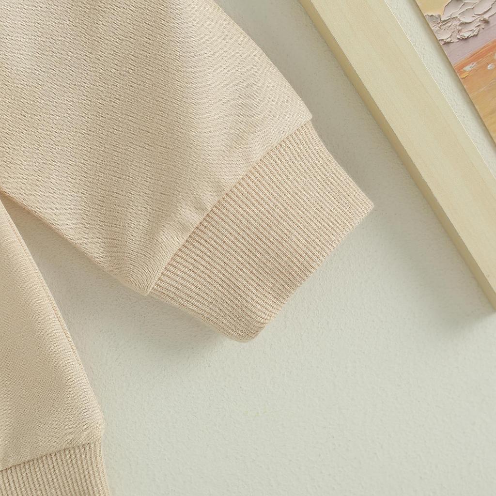 Baby Boys Pants Set 6M 12M 18M 24M 3Y Long Sleeve Crew Neck Sweatshirt with Elastic Waist Sweatpants Infant Clothes