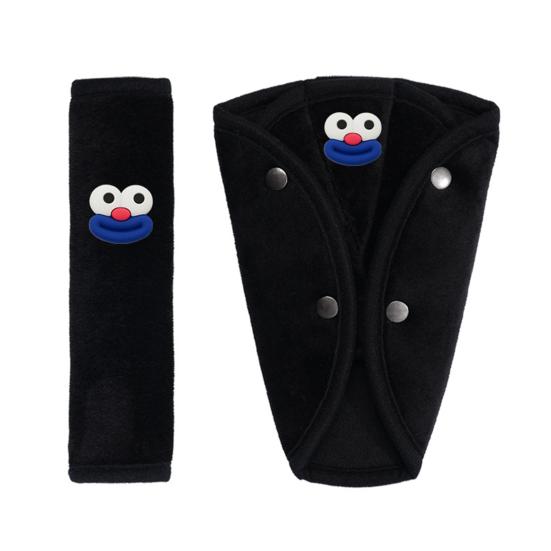 Yousheng 1/2Pcs Car Seat Belt Cover Shoulder Protection Machine Washable Easy to Install Universal Fit Cartoon Seatbelt Covers for Kids