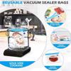 Homlly Reusable Sous Vide Food Vacuum Sealer Ziplock Bags (10 pcs set)